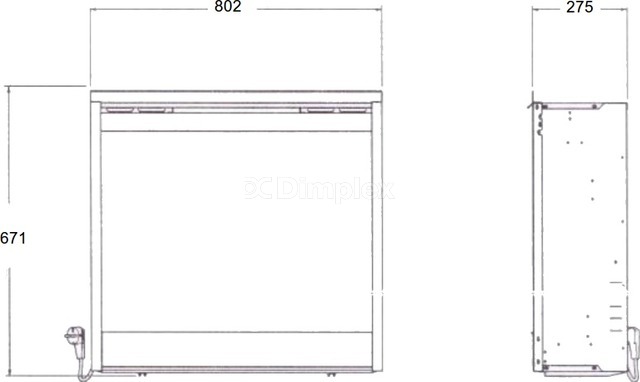 Електрокамін Dimplex Symphony 30 LED (DF3020-INT). Фото 2