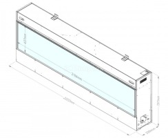 Електрокамін Dimplex Faber E-Slim Linear 2200-450. Фото 8