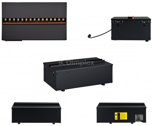 Електрокамін Dimplex Cassette 750 Multicolor P (підключення до води, з дровами). Фото 6